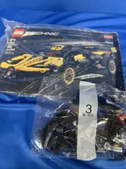 LEGO Technic Bugatti Bolide Yellow &Black (42151) Incomplete/Sealed Bag 3 221R3