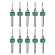 10pcs End Mill Bit 1.6mm Solid Carbide CNC Router Bits Engraving Cutter Tool