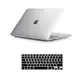 Batianda Newvia MacBook Air Keyskin 黑色 + 水晶硬殼透明 MacBook Air 13 A1466