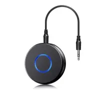 Bluetooth 5.0 Aux Adapter for Car, Wireless Audio Receiver, Portable Hands-Fr...