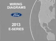 2013 Ford E-Series Van Truck Wiring Diagrams Schematics Manual