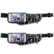 2x Allsop Running/Gym Water Proof ClickGo Belt w/Zip Pouch/5.7" Case For Mobiles