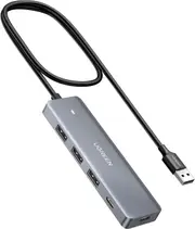 Ugreen Ultra Slim 4 Port USB 3.0 Hub 5Gbps Data Transfer Laptop PC Mac Xbox PS5