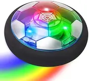 Kids Toys Hover-Soccer-Ball, Rechargeable with LED Light Air Power Soccer Ball, Indoor Outdoor Game Floating Soccer Ball with Upgraded Foam-Bumper, for Age3 4 5 6 7 8-16 Year Old Boys Girls