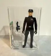 Kenner Star Wars Imperial Commander Flesh / Curved Brown Eyes AFA 80+