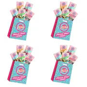 4PK Sweet Crunch Freeze Dried Candy Showbag Kids/Child Fun Size Crunchy Sweets