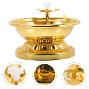 Oil Lamp Dish Lotus Candle Holders Decorative Tealight Ghee Candles