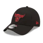 New Era 9Forty Kids Cap - MARBLE Chicago Bulls Black Youth - (54-56cm)