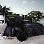 Luxurious Satin Silk Bedding Set 4pc With Comfortable Fitted Sheet And Pillow