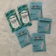 Four Go Go Disposable Toilet Seat Cover + Go On The Go Flushable Cleansing Cloth