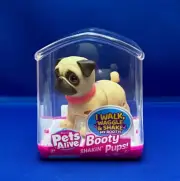Zuru Pets Alive Booty Shakin' Pups! Interactive Mini - Pug, NIP