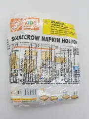 Home Depot Scarecrow Napkin Holder Kids Workshop Kit with Pin Nov 2022