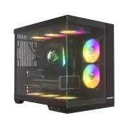 H602 Gaming ATX PC Case, Mid-Tower Computer Case with Dual-Chamber Layout, 5 ...