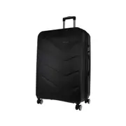 Pierre Cardin Large Hard-Shell Suitcase Travel Luggage Bag 161L/80cm Black