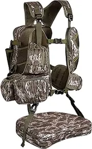 [UIIHUNT] Turkey Hunting Vest with Seat: Lightweight Turkey Hunting Vest with Game Pouch, Adjustable Turkey Hunting Gear, Turkey Hunting Accessories, Turkey Vest Hunting Clothes for Men Women