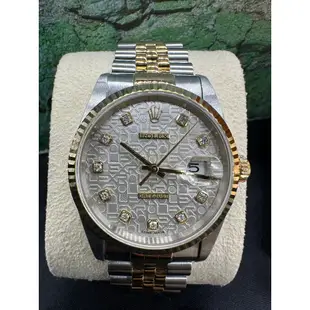 勞力士 ROLEX 16233 紀念版10鑽Datejust 二手新古品