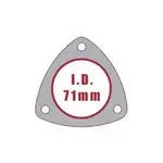 Aunger 10pk Exhaust Gasket Commodore Vl Turbo - GMG095R-10