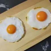 Simulation Realistic Cooked Egg Poached Egg Artificial Fried Eggs Prank Props