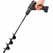 75x450mmPower Garden Spiral Plant Auger Earth Planter Drill Bit Post Hole Digger