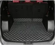 Car Boot Protector for Jetour X70 Plus 2021 2022 2023 2024 2025 Car Trunk Main Mat Protect Cover Car Trunk Mats(Black Beige-A)