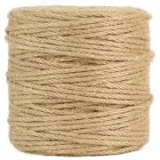 Vivifying 4mm Jute Twine, 328 Feet 4 Ply Natural Strong Brown Jute Rope for G...