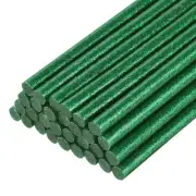 30pcs Mini Hot Glue Gun Sticks 8" x 0.27" for Glue Gun, Glitter Green