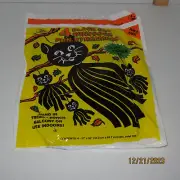 NOS Sun Hill 4 Black Cats Windsock Fun Streamers Halloween Decoration USA 1993