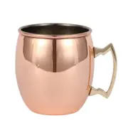 居家水杯 不銹鋼鍍銅馬克杯復古大容量隨手歐式雙層簡約咖啡杯子