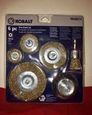 NEW 6 PC KOBALT WIRE BRUSH SET #0548874