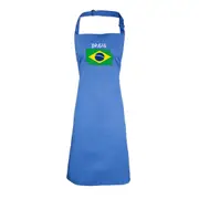 Brazil -Country Flag Nationality Kids Childrens Kitchen Apron