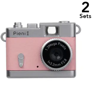 [DOKODEMO] [2 件組] Kenko 玩具相機 Pieni II DSC-PIENI2PH（桃色）