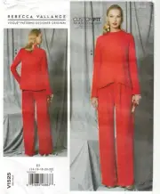 Vogue 1525 Rebecca Vallance uncut pattern custom plus sizes 14-22 pants & blouse