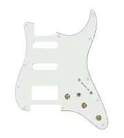 920D Custom HSS Pre-Wired Pickguard for Strat With A Parchment Pickguard and ...