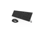 Wireless Keyboard Mouse Combo 2.4GHz PC MAC Laptop Tablet, Quiet, Thin