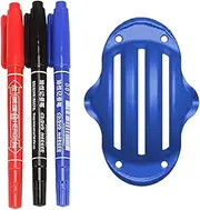 Golf Ball Marker Tool | 3 Color Golf Ball Markers | Golf Ball Template Liner Drawing Marking Alignment Putting Tool Kit, Golf