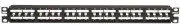Panduit CPP48HDEWBL 48-Port Flat Mini-Com® Patch Panel, 1 RU, BL