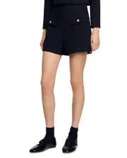 Sandro High Waisted Shorts