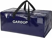 XXL Moving Bags Waterproof & Heavy Duty - Pack of 8 - Reinforced Handles - Bags for Storing Clothes, Transport and Travel - Heavy Duty Polypropylene Material - Dimensions 75 x 36 x 40 cm