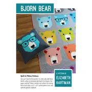 Bjorn Bear Quilt and Pillow Pattern By Elizabeth Hartman Quilting Sewing Craft