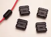 5 New 3mm Clip-on Ferrite Ring Core Noise Suppressor EMI RFI Clip Cable S