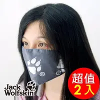 在飛比找森森購物網優惠-Jack Wolfskin 銀離子抗菌鋪棉口罩2入組