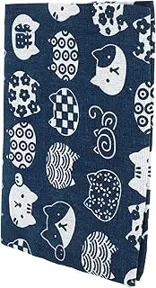 DOITOOL Washable Fabric Book Cover Protector for Students Reusable Book Sleeve for Hardcovers Textbooks Notebooks Easy to Use Stylish Unique Design for School Public Spaces