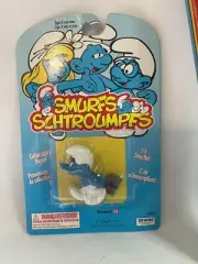 1995 The Smurfs Hammer Figure Schleich 20825 Peyo Vintage New Smurf