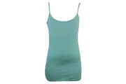 CAMISOLE TOP Long Cami Top Womens Singlet Summer Casual Wear Basic Tank Shirt