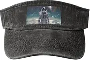 [RLDOBOFE] Sun Visor Hat Adjustable Empty Top Baseball Cap Astronaut Sun Hats for Women Men Sports Hats Summer Beach Cap