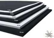 EVA Foam Cosplay - 10mm (1mm to 10mm) - Black or White - 14" x 39" Sheet - Ul...