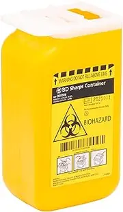 Sharps Bin BD Disposable 0.87L Container