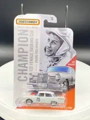 Matchbox 62 Mercedes-Benz 220 SE Sedan Ewy Rosqvsit 1st Female Touring Champion