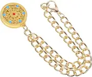 COLLBATH Pet Metal Lock Pendant Luck Charm Lucky Charms Pet Necklace New Year Cat Necklace New Years Cats Collar Festive Pet Collar Pet Pendant Necklace Pet Accessories Golden