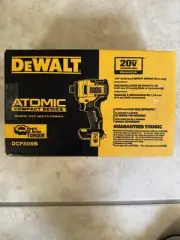 New Dewalt DCF809B 1/4" 20V 20 Volt Max Atomic Compact Brushless Impact Driver